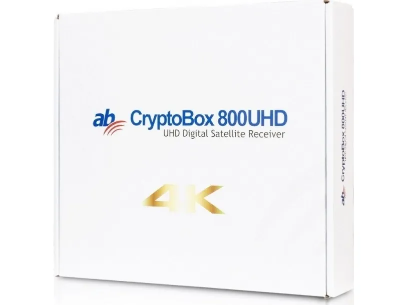 Ab Com AB Cryptobox 800 digital satellittmottaker og mediespiller 2in1 UHD / AB CR800UHD 4K - UHD-mottaker 2160p Full HD
