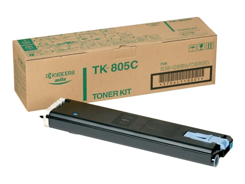 Kyocera TK 805C - Cyan - original - tonersett - for KM C850, C850D, C850DPN, C850FDSPN, C850PD, C850PF, C850PN
