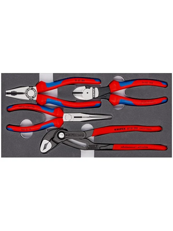 KNIPEX Tang-sett, i skumstoffinnlegg
