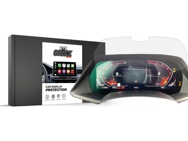 GrizzGlass matt skjermbeskyttelse CarDisplay Protection for BMW X6 G06 12,3 2019-2023