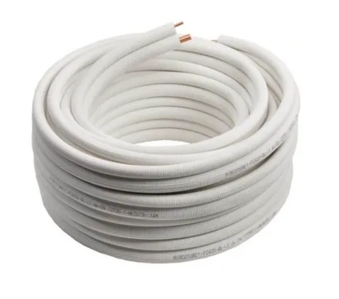 DOBBELT KOBBERRØR 1/4-1/2 20M MED INN - (20 meter)