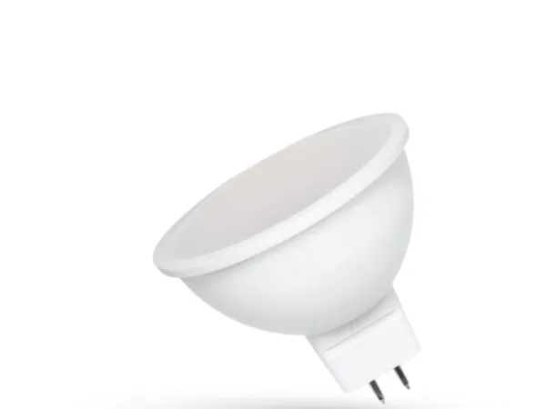 Spectrum LED LED MR16 12V 6W SMD CW med MILKY GLASS SPECTRUM+ unihimp