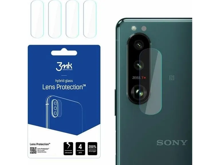 3MK hybridglass for kameraobjektiv 3MK objektivbeskyttelse Sony Xperia 1 III 5G [4 PACK]