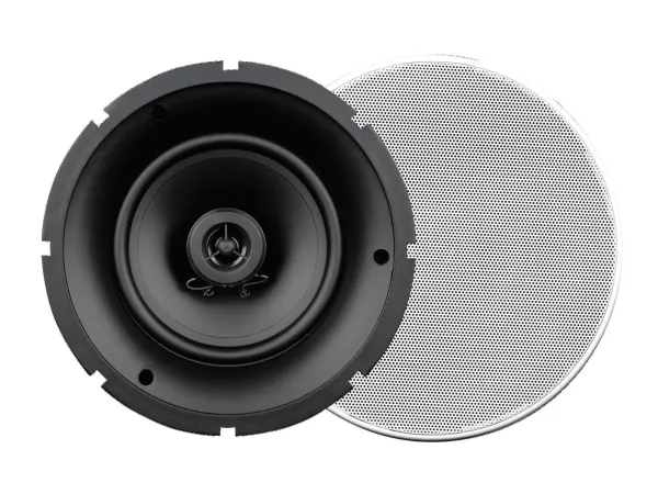 Omnitronic 80710245, 2-veis, Koblet med ledninger (ikke trådløs), 20 W, 40 - 20000 Hz, 8 O, Hvit