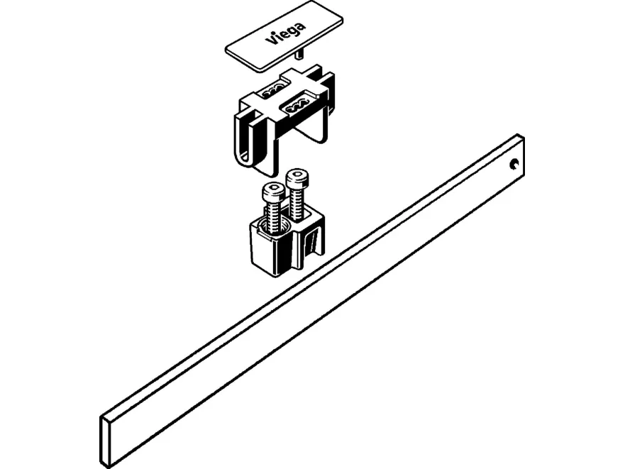 Viega rist for lineær avløp Advantix Vario 20 cm (711849)