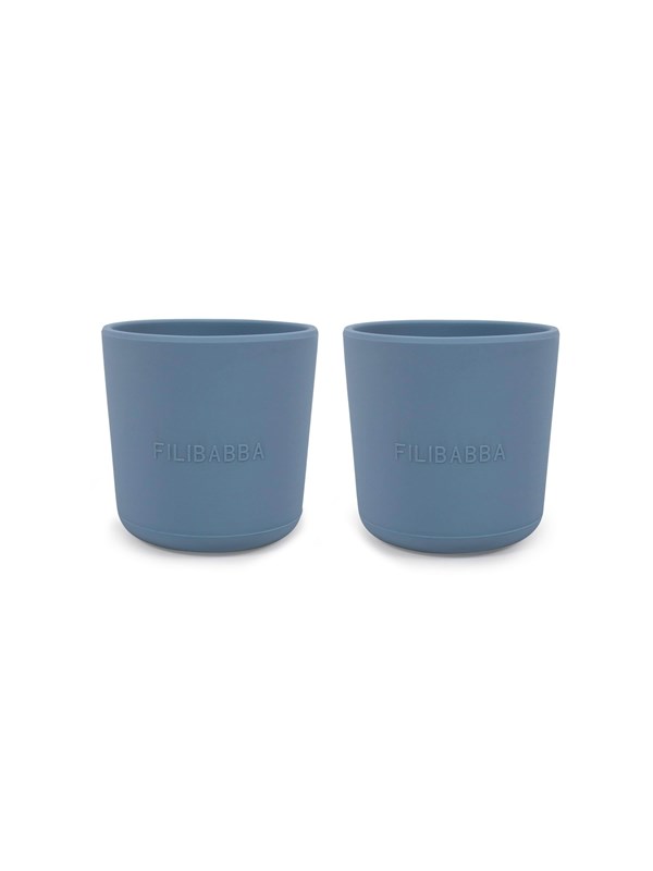 Filibabba Silicone cup 2-pack - Powder blue