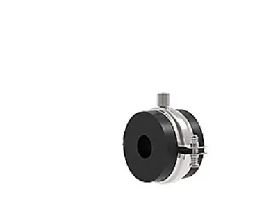 Isoglobal rørbærer RF 064x25 - Inklusiv galvaniseret HD bøjle, M8/M10, Til køl