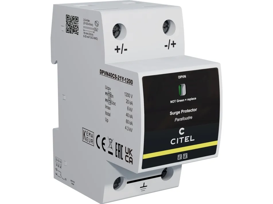 Kombinert DC SPD type 2+3 1000 V +/-