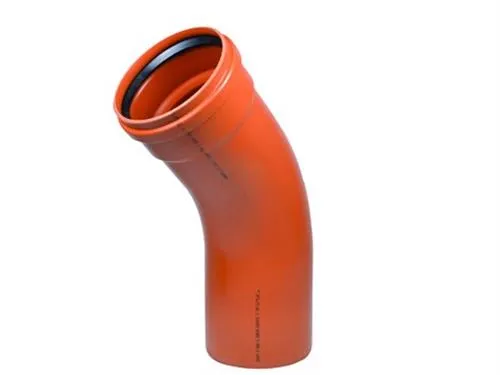 Wavin 500 mm 45 gr. PVC-kloakbøjning