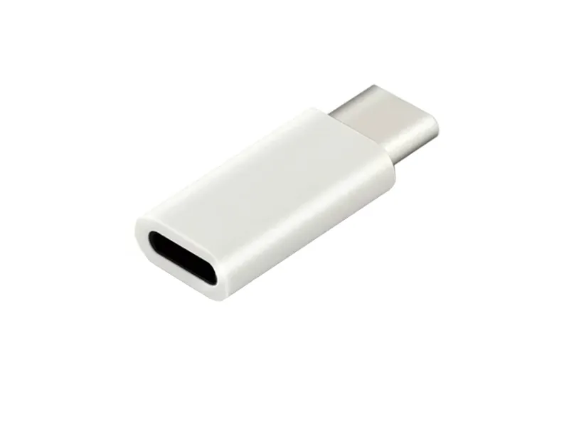 Sinox adapter Lightning - USB C. Hvid
