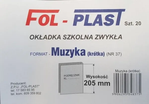 Musik Podr cover short NR 37 (20 stk.)