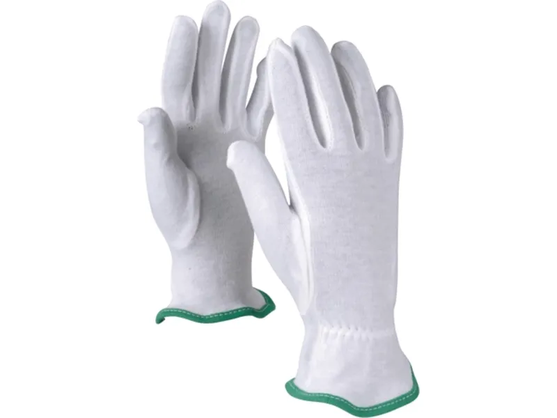 Arbejdshandsker, OX-ON® Knitted Basic 13004, hvid, str. 11, pakke a 12 par