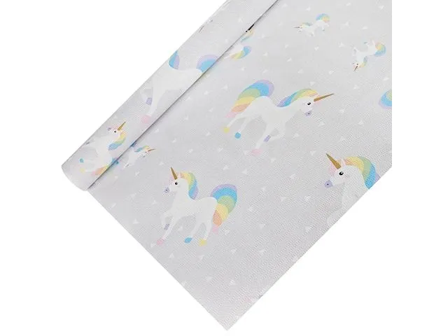Papstar 86738, Rektangulær, Grå, Papir, Bordduk, 120 x 500 cm, 1 stykker