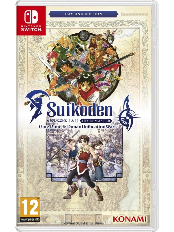 Suikoden I + II HD Remaster: Gate Rune and Dunan Unification Wars (Day One Edition) - Nintendo Switch - RPG