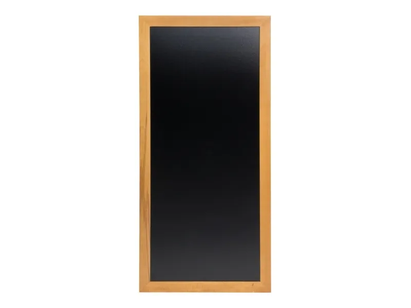 Securit® lang tavle af gummitræ i teak (M)