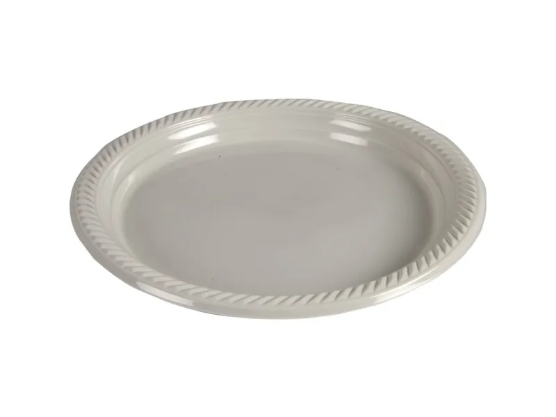 Tallerken, ABENA Gastro, Ø26cm, lysegrå, PP - (12 stk.)
