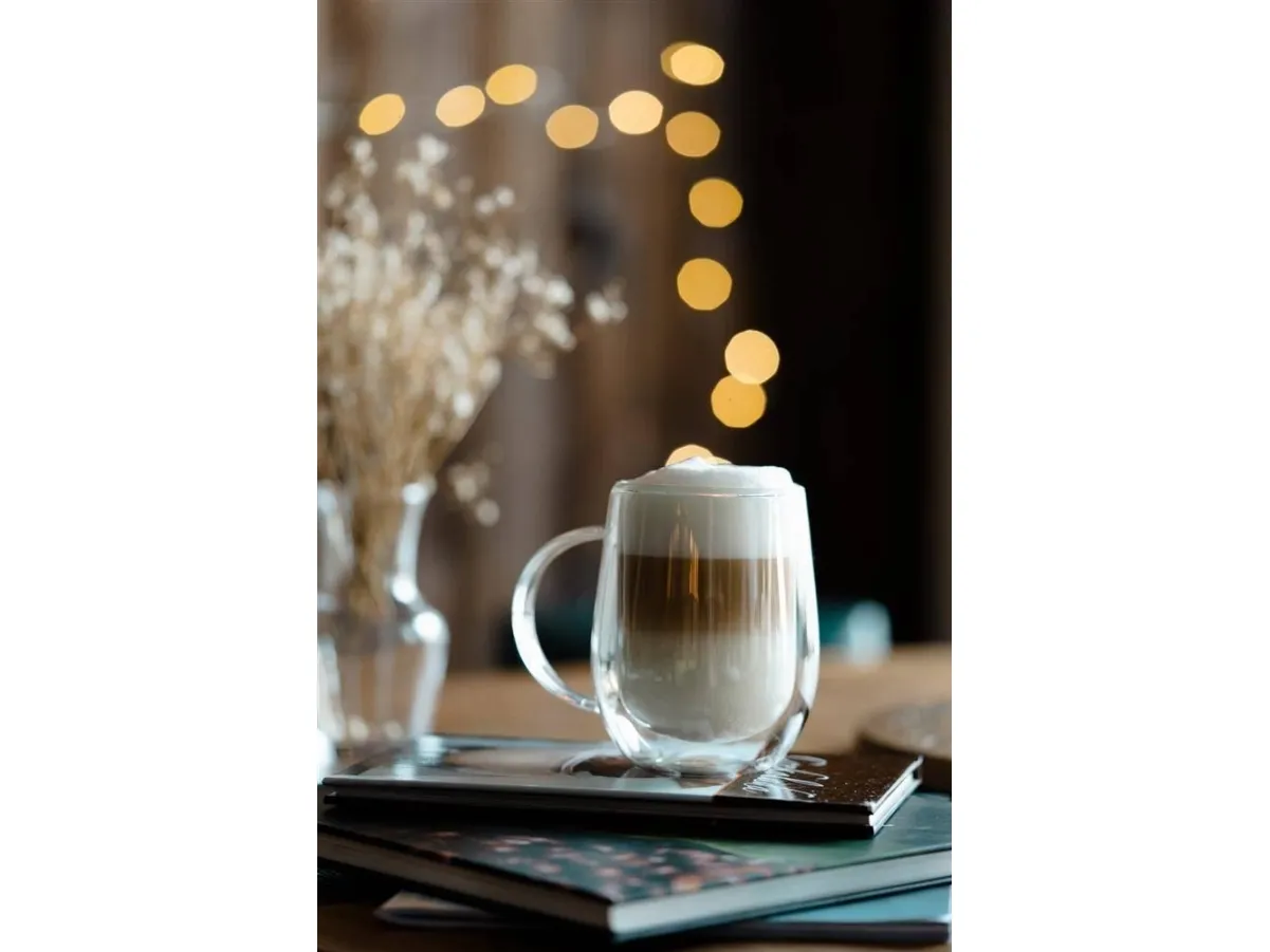 Vialli Design komplett 2 stk glass med dobbel vegg Amo 300 ml 8616
