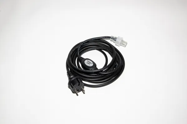 LIT230 SNAP TILSLUTNINGSlEDNING 8M SORT H07 IP67