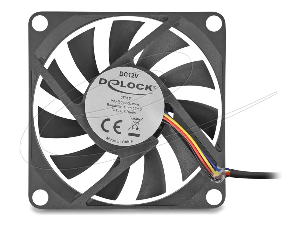 Delock - Kabinettvifte - axial - 70 mm - svart