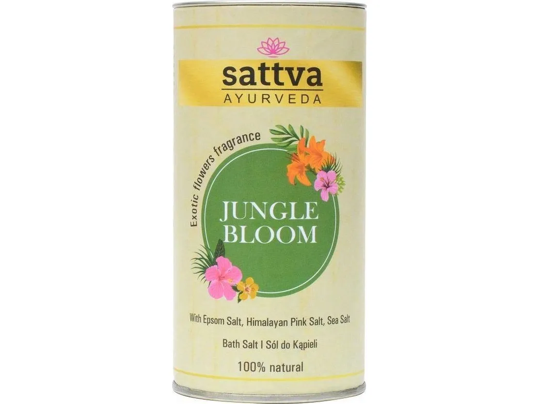 Sattva Jungle Bloom Bath Salt and Foot Bath - Relaxation Bath with Exotic Floral