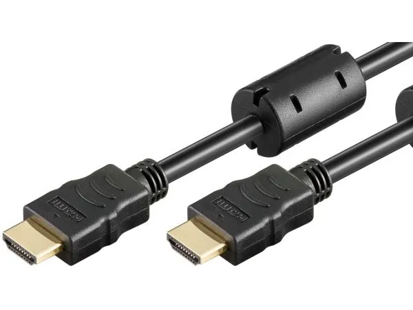 Goobay 61305, 15 m, HDMI Type A (Standard), HDMI Type A (Standard), 3D, 10,2 Gbit/sek., Svart