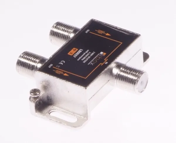 Libox Signal Splitter/Spliter 2 WAYS Power Pass (LB0037)
