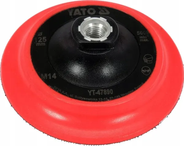 YATO monteringshåndtak 125 mm med gummi, M14