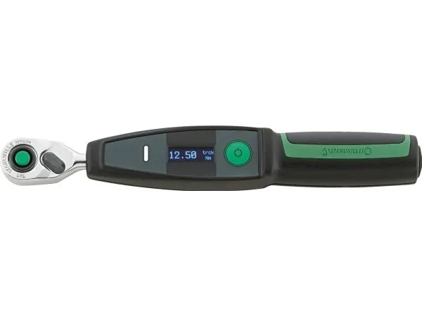 STAHLWILLE 701/2, Digital momentnøkkel, Ft-lb, In-lb, Nm, Elektronisk, 1 - 20 Nm, Svart, Grønn, DIN EN ISO 6789-2: 2017