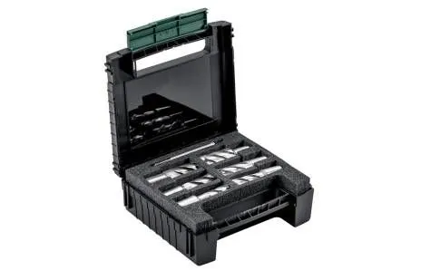 Metabo 626624000, Drill, Drill bit set, Høyrehåndsrotasjon, Metall, Stål, 3 cm, 6 stykker