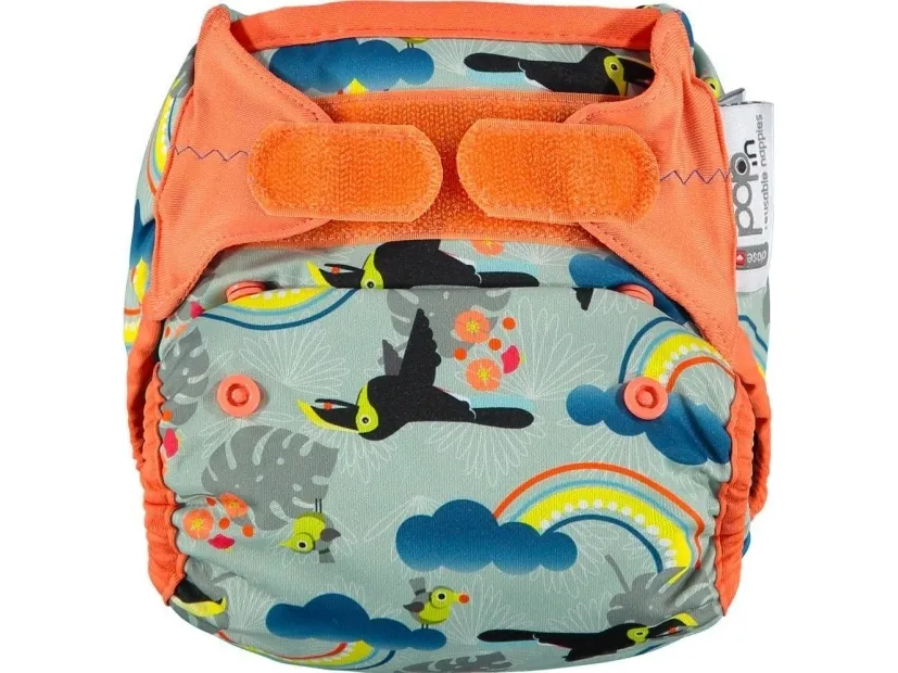 Close Caboo ble/innlegg til gjenbrukbar bleie V2 Toucan med bambusinnlegg 3-16 kg, 1 stk