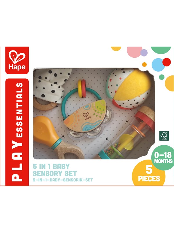 Hape 5-i-1 Baby Sensory Sett