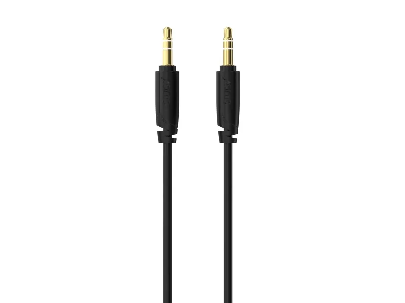Sinox PRO 3,5mm mini jack kabel. 1m. Sort