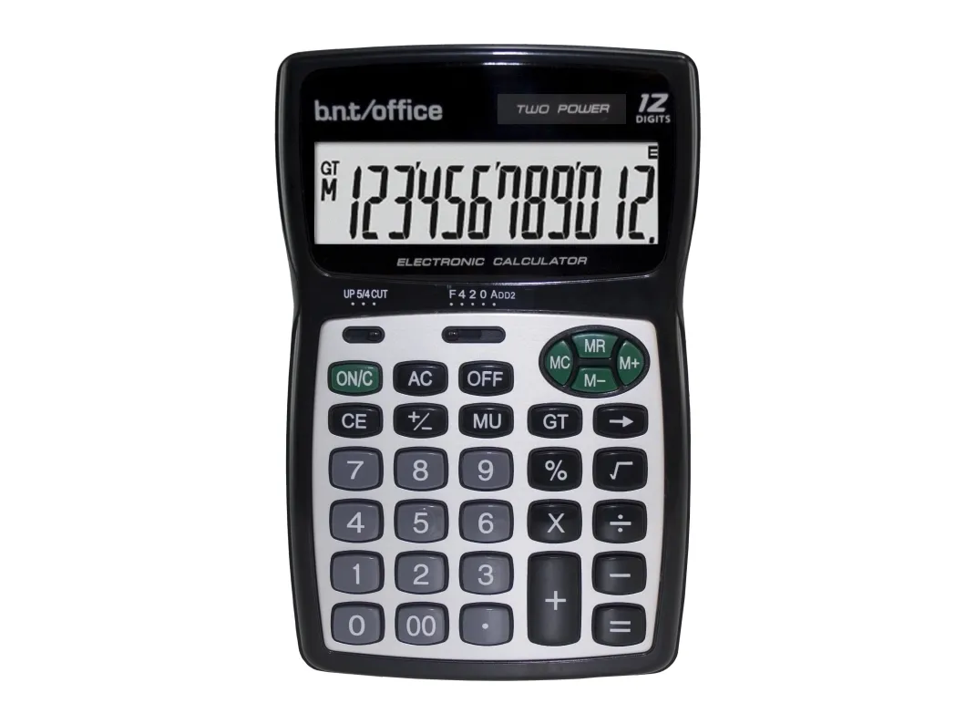 Bordregner bnt/Office 80 12 cifre