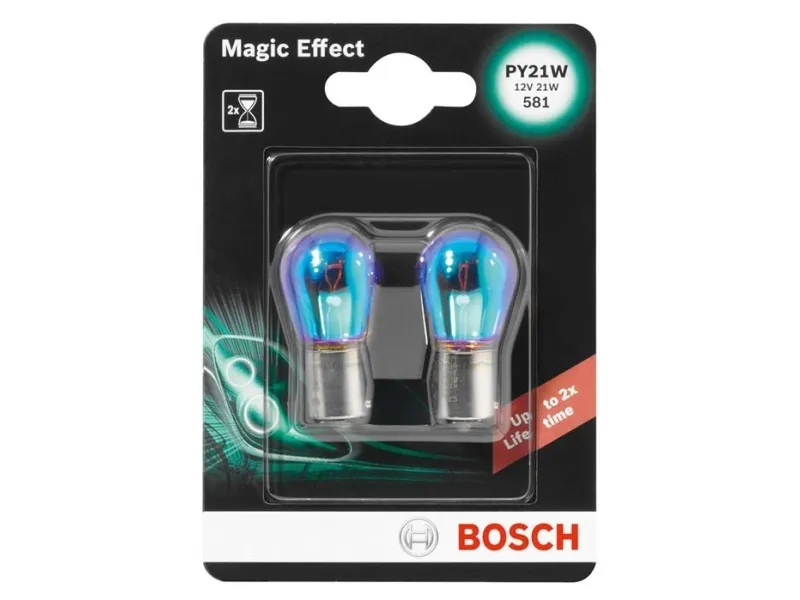 Bosch Magic Effect pære PY21W 12V - 2 stk.