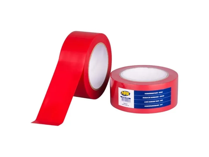 HPX markeringstape rød 48mm x 33m