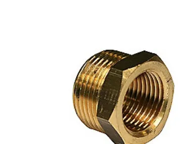 Nippelmuffe messing 1/2 x 3/8