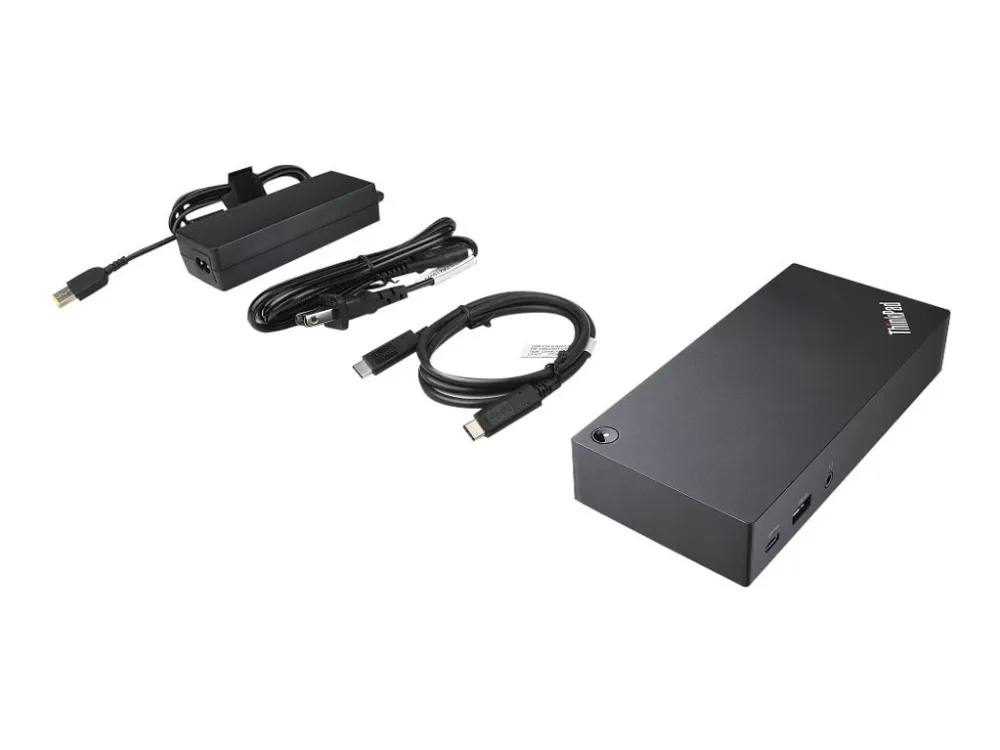 Lenovo ThinkPad USB-C Dock - Dokkingstasjon - USB-C - VGA - 1GbE - 90 watt - Europa