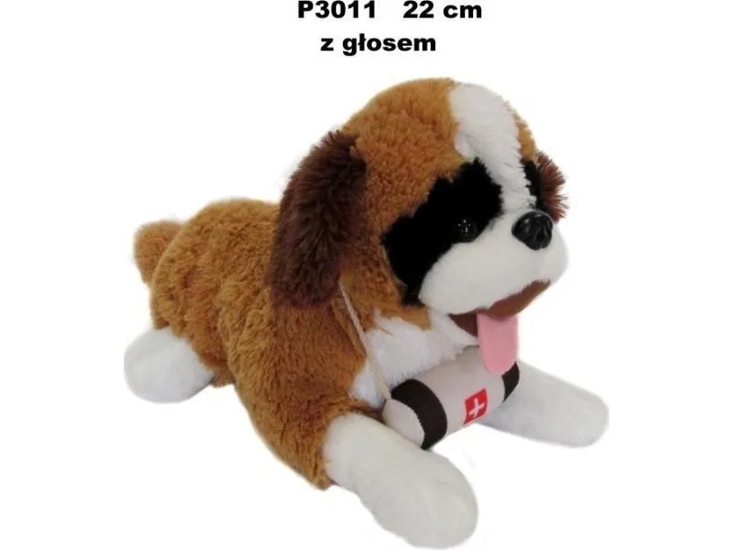 Sankt Bernard-hund med lyd 22 cm P-3011 147806
