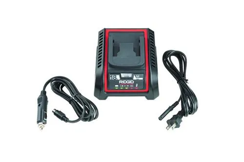 230-V-oplader til Ridgid 18-V-batterier