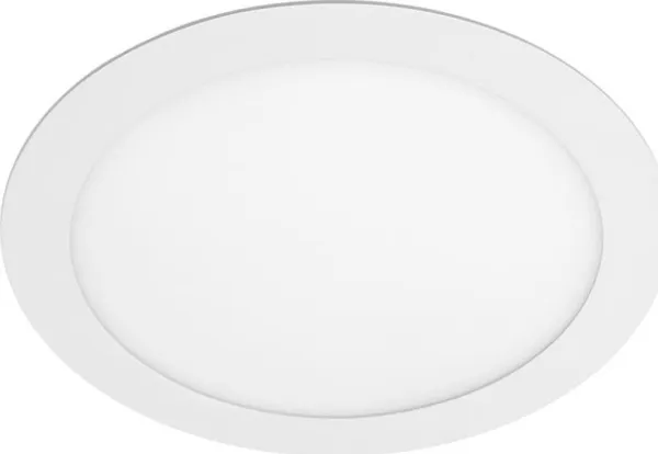 ORIS PLUS LED downlight, IP44, 13W, 1020lm, AC220-240V, 50/60Hz, 120, 4000K, innfelt, hvit. LD-ORW13W-NBP4