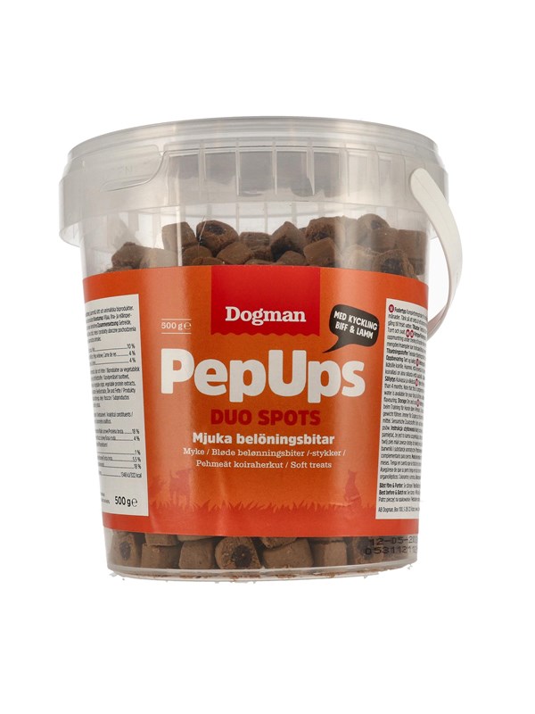 Dogman Pep Ups Duo Spots 500g