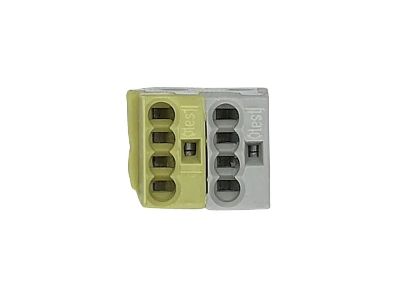 KNX Tilslutningsklemme, hvid/gul (pakke med 50 stk)