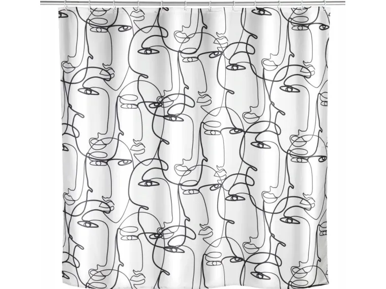Wenko FACES dusjskjerm med antikalkbelegg 180 x 200 cm