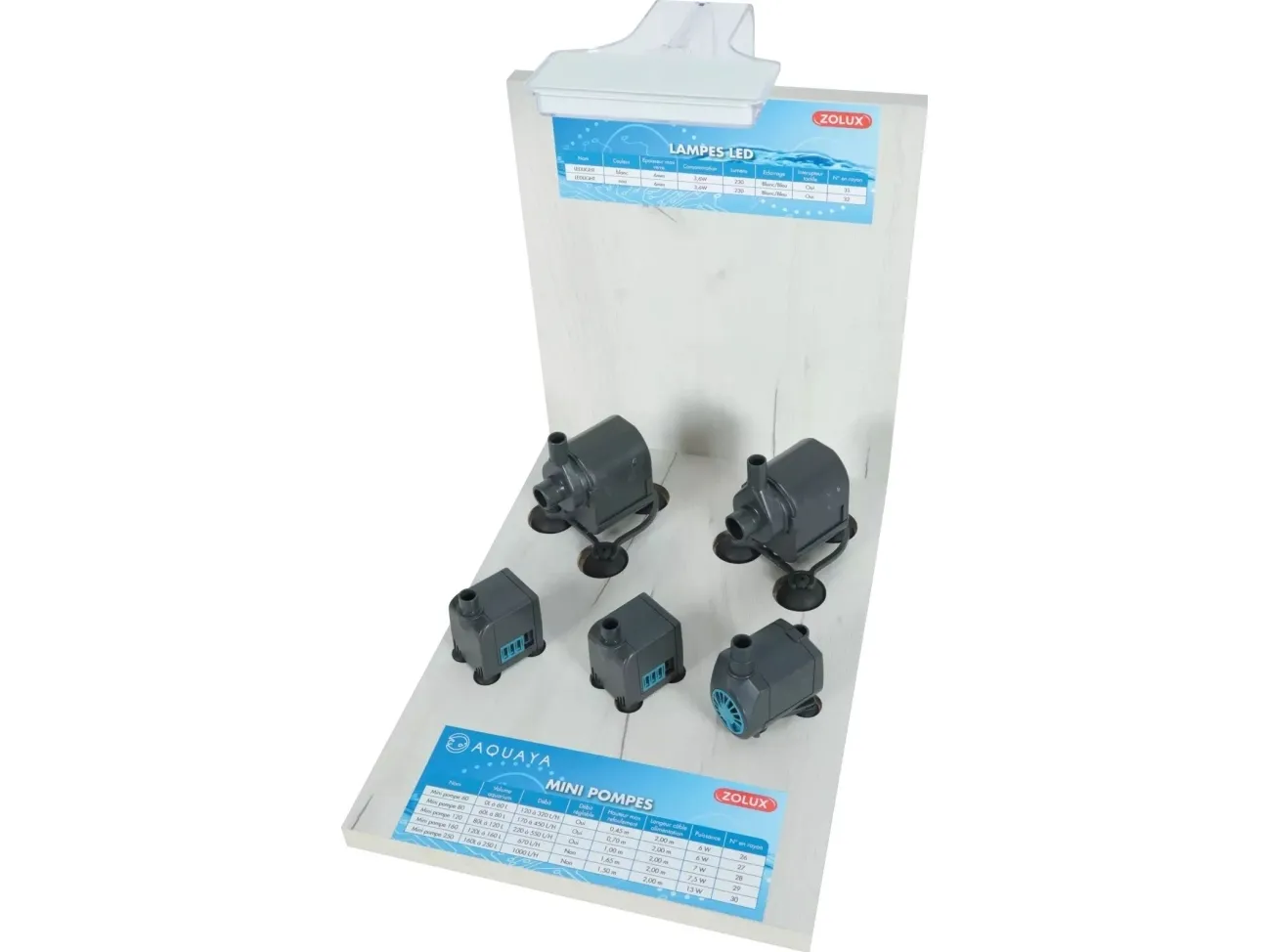 Zolux minipumpe til akvarium AQUAYA 120, 220-240V 50 Hz