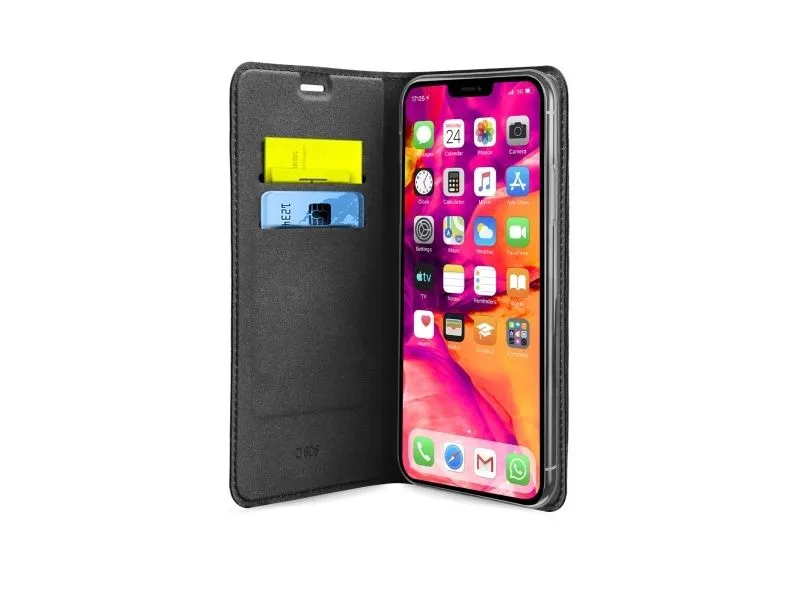 SBS TEBKLITEIP12MK, Lommebok-etui, Apple, iPhone 12/12 Pro, 15,5 cm (6.1), Svart