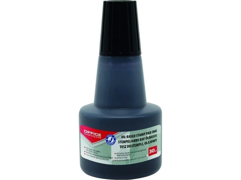 Office Products oljebasert blekk til metallstempler OFFICE PRODUCTS, 30 ml, svart