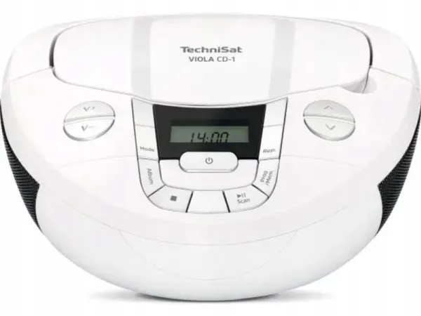 TechniSat CD-spiller TechniSat VIOLA CD-1 FM DAB+ MP3 LCD AUX Bluetooth hvit