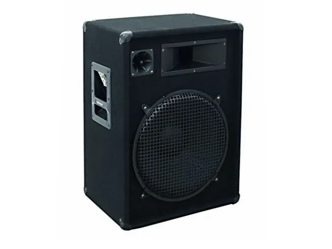 Omnitronic DX-1522, 1.0 kanaler, 400 W, 30 - 18000 Hz, 8 O, Sort