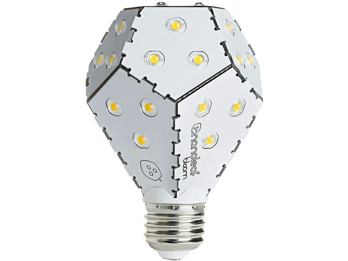 Nanoleaf BLOOM LED-pære 1200 lumen, 3000K, hvit (NL03-1200WN240E27)
