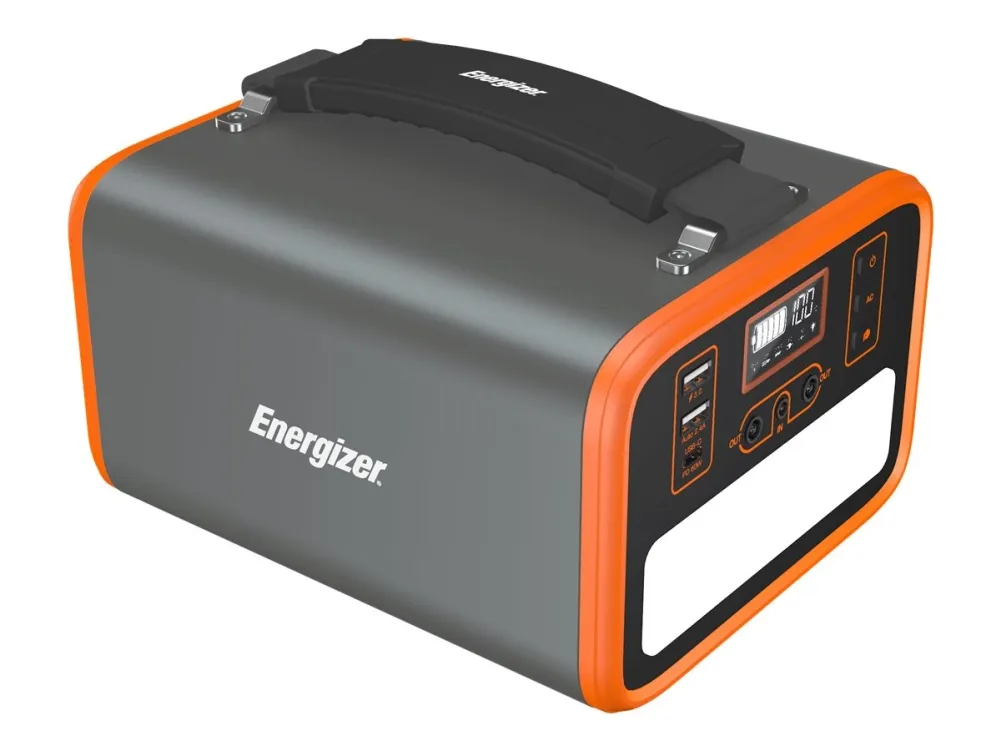 Energizer - Strømbank - 72000 mAh - 230.4 Wh - 150 watt - svart